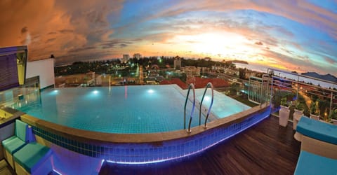 City view, Pool view, Swimming pool, Sunset, Sunset