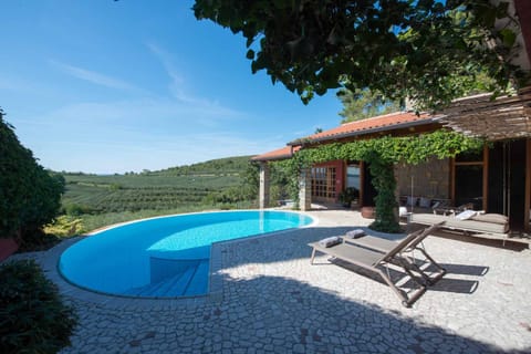 Patio, Facade/entrance, Balcony/Terrace, Garden view, Pool view, Swimming pool, Swimming pool, Family, Family