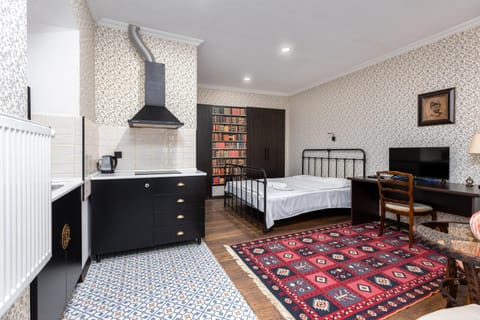Bed, Living room, Bedroom, kitchen