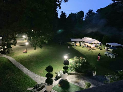 Night, Children play ground, Garden, Garden view