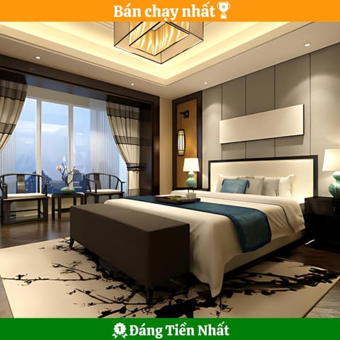 Bed, View (from property/room), View (from property/room), Photo of the whole room, Bedroom, Text overlay, City view, City view