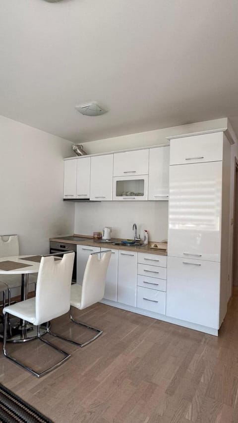 Kitchen or kitchenette, Dining area, stove