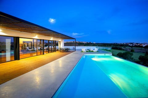 Night, Swimming pool, Swimming pool