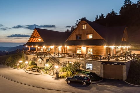 Property building, Night, Natural landscape