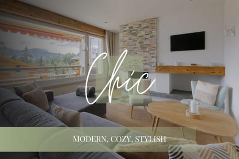 Plein Ciel I Balcony I Close to cable cars I Car park House in Crans-Montana