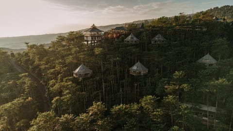 Natural landscape, Bird's eye view, Mountain view