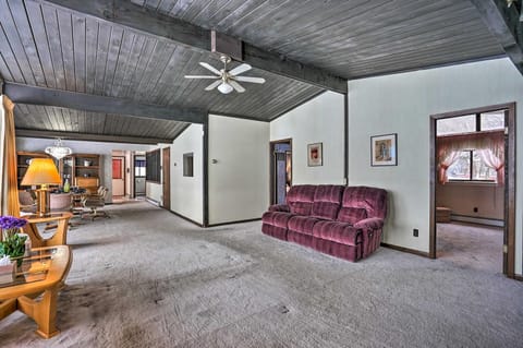 Rustic Crooked Lake Cottage with Views and Deck House in Michigan