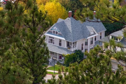Property building, Neighbourhood, Bird's eye view, Autumn