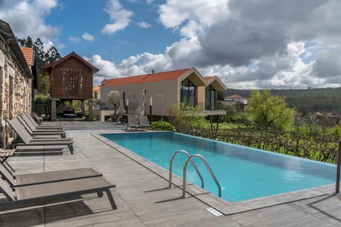 Property building, Pool view, Swimming pool, sunbed
