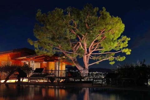 Night, Swimming pool