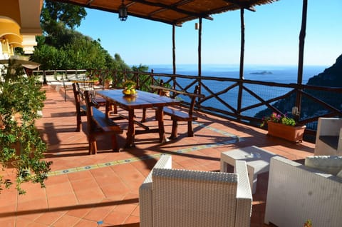 Patio, Day, Sea view