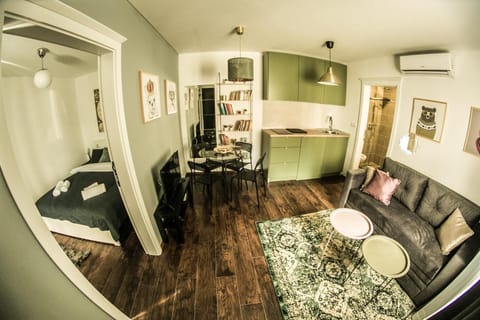 Living room, Bedroom