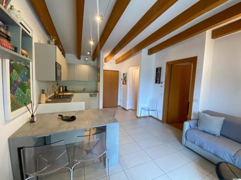 Kitchen or kitchenette, Living room, Dining area