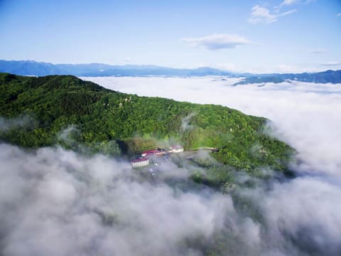 Property building, Natural landscape, Mountain view