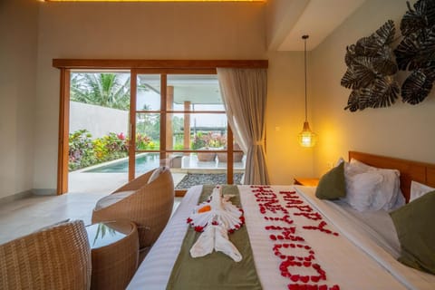 Bed, View (from property/room), Bedroom, towels