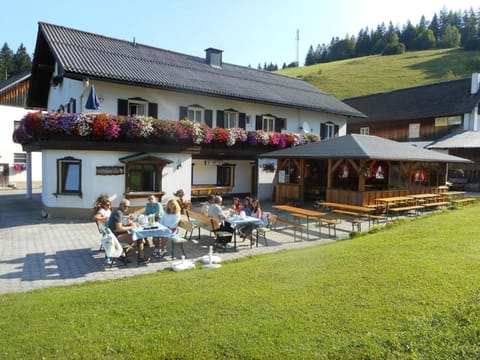 Property building, Patio, People