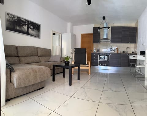 Kitchen or kitchenette, Living room, Dining area, stove
