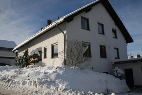 Property building, Winter, View (from property/room), Garden view, locker
