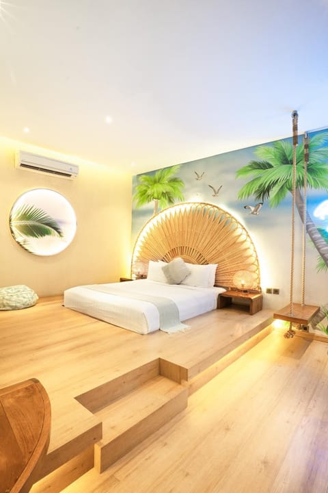 Bedroom, air conditioner