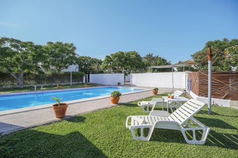 Property building, Living room, Swimming pool