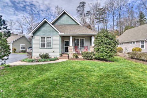 Peaceful Family-Friendly Home with Fireplace and Porch House in Weaverville