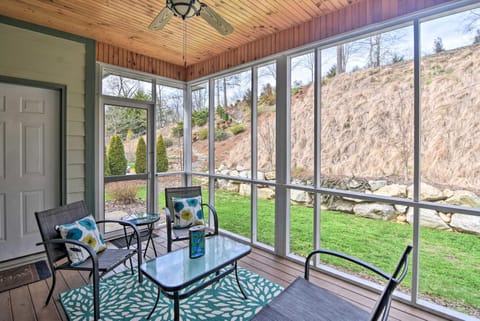 Peaceful Family-Friendly Home with Fireplace and Porch House in Weaverville