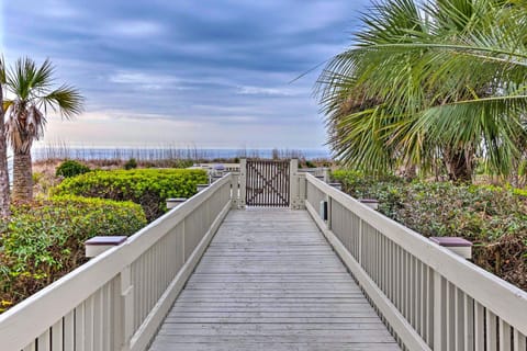 Ocean Views and Pool Access Hilton Head Getaway Villa in Coligny Beach