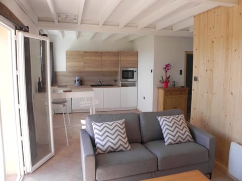 Kitchen or kitchenette, Living room, Dining area