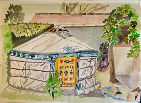 Eco Yourte Lac du Bourget Luxury tent in Haute-Savoie