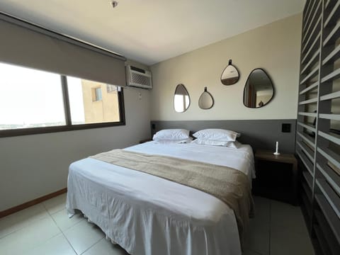 Bed, Photo of the whole room, Bedroom, air conditioner