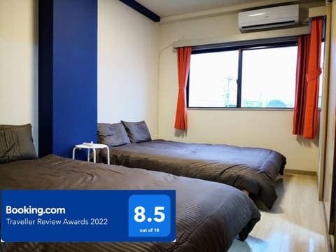 Bed, Photo of the whole room, Bedroom, air conditioner