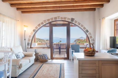 Living room, kitchen