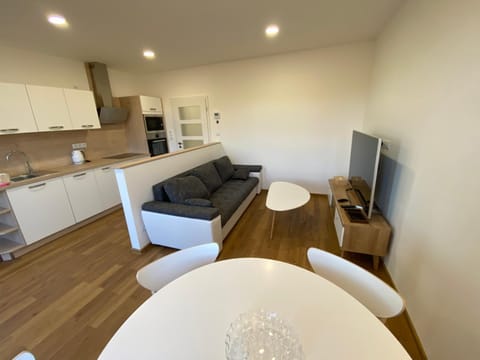 Kitchen or kitchenette, Living room