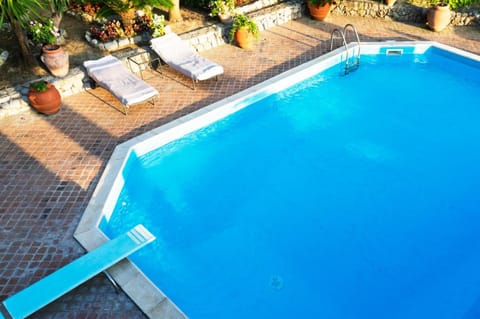 Pool view, Swimming pool, sunbed