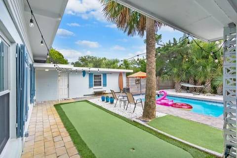 Heated Pool by the Sea Mini Golf Dogs OK House in Butler Beach