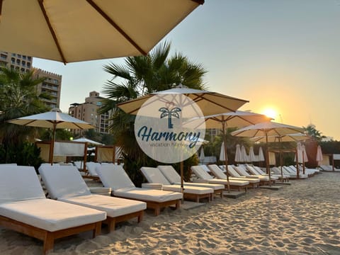 Beach, Sunrise, sunbed