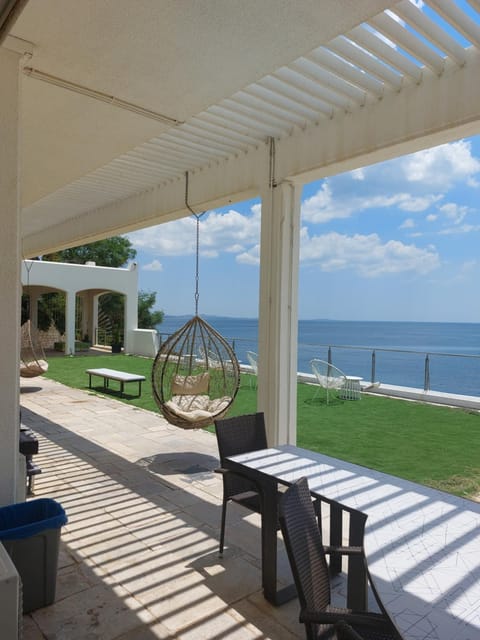 Patio, Day, Natural landscape, View (from property/room), Balcony/Terrace, Sea view