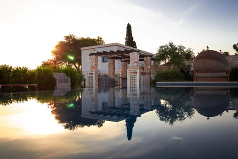 Patio, Day, Natural landscape, Garden, Garden view, Pool view, Swimming pool