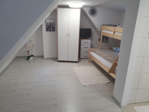 Bed, Photo of the whole room, Bedroom, bunk bed, wardrobe