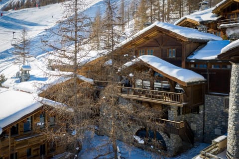 Property building, Day, Natural landscape, Winter, Mountain view
