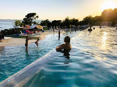 Sea view, Swimming pool, Sunset