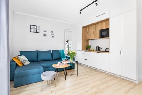 Kitchen or kitchenette, Living room, Seating area