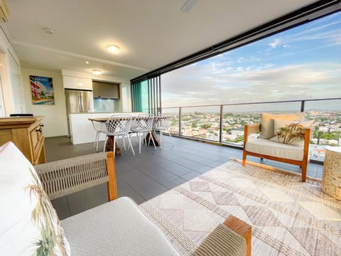 Living room, City view