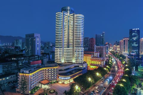 Property building, Night, City view