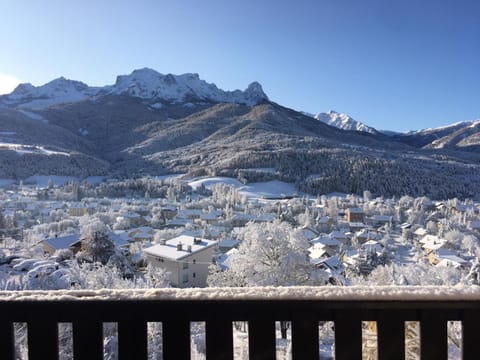 Winter, Balcony/Terrace, Mountain view