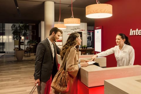 Staff, People, Lobby or reception, group of guests