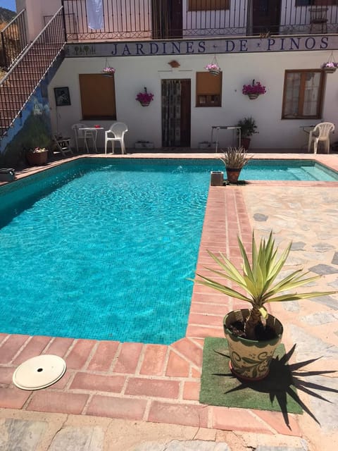 Property building, Patio, Swimming pool