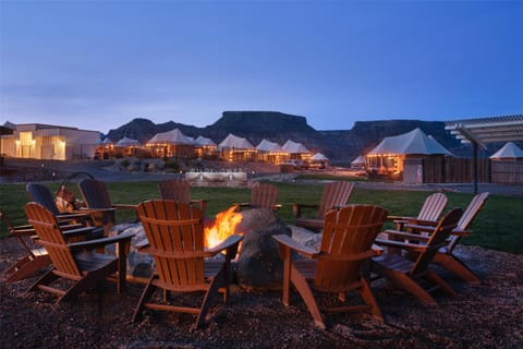Property building, Night, Natural landscape
