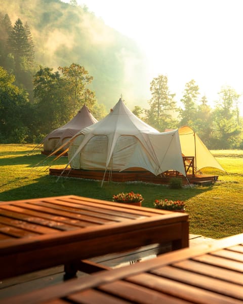 Glamping Gozdna Jasa Luxury tent in Bovec