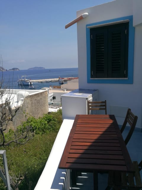 Property building, Patio, Day, Natural landscape, View (from property/room), Balcony/Terrace, Dining area, Sea view